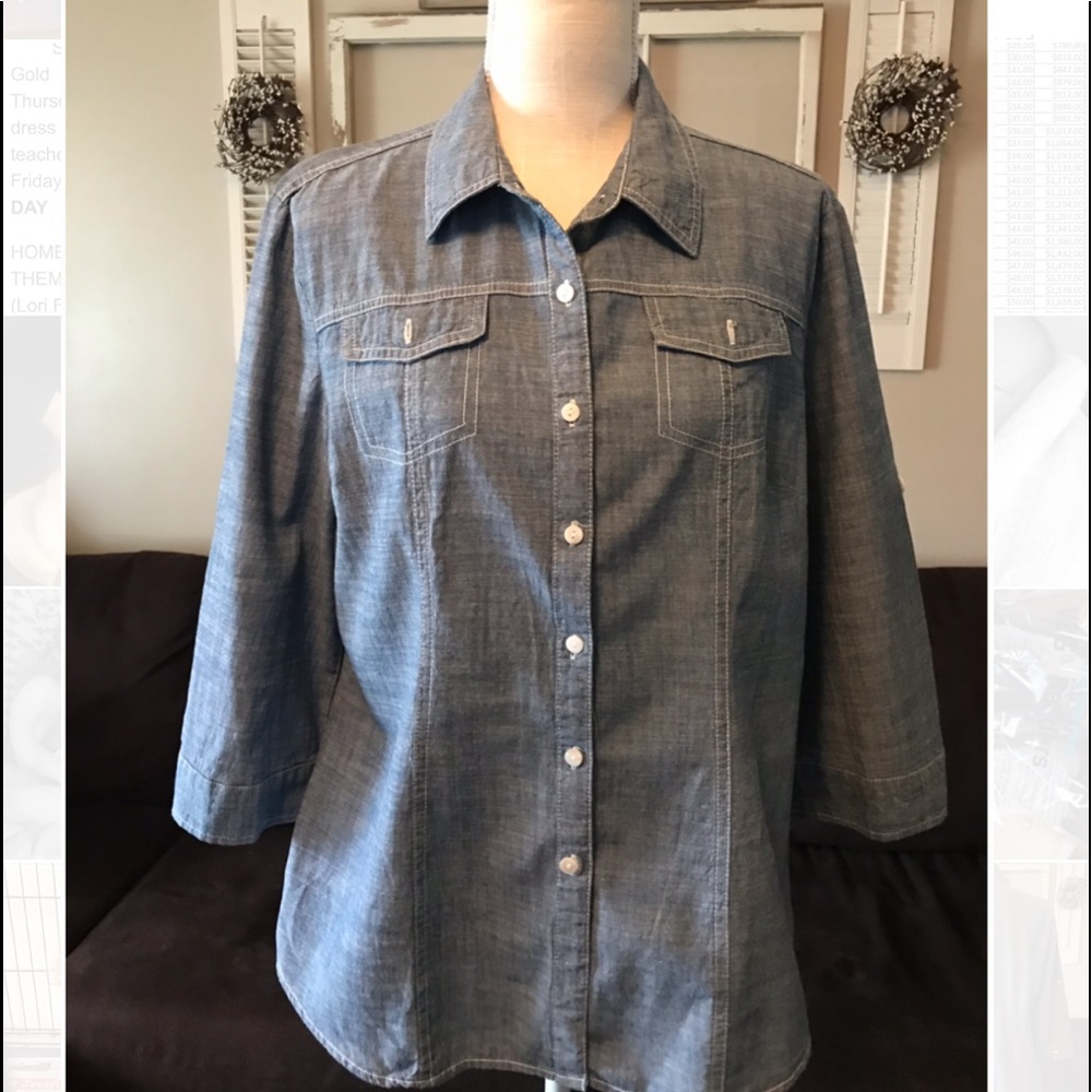 Hester & Orchard denim top